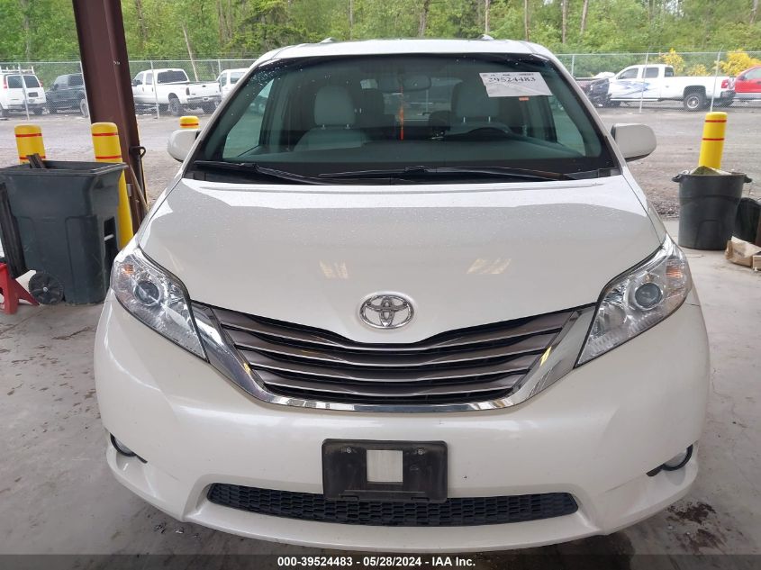 2016 Toyota Sienna Xle 8 Passenger VIN: 5TDYK3DC2GS699660 Lot: 39524483