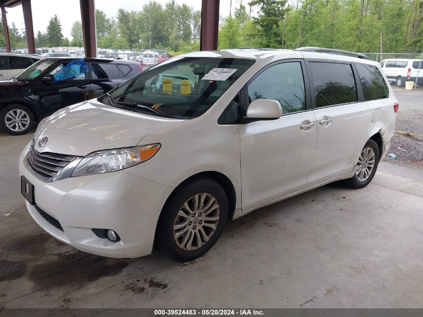 2016 Toyota Sienna Xle 8 Passenger VIN: 5TDYK3DC2GS699660 Lot: 39524483