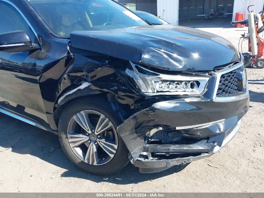 2019 Acura Mdx Standard VIN: 5J8YD3H33KL008703 Lot: 39524491