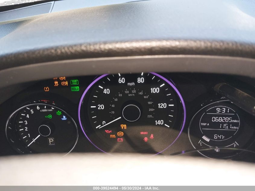 2017 HONDA HR-V LX - 3CZRU5H32HM716845