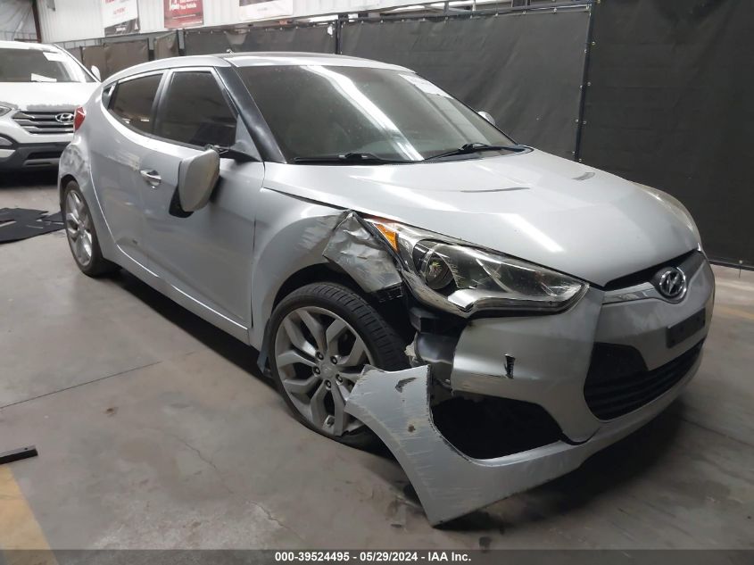 2012 Hyundai Veloster Base W/Gray VIN: KMHTC6AD2CU025337 Lot: 39524495