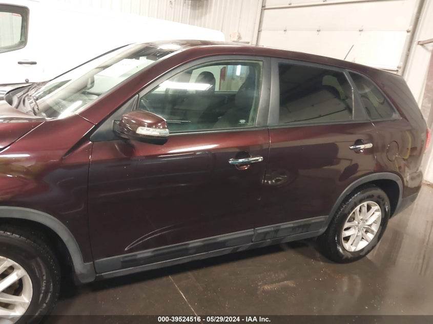 2015 Kia Sorento Lx VIN: 5XYKT3A67FG593444 Lot: 39524516