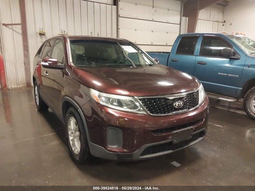 2015 Kia Sorento Lx VIN: 5XYKT3A67FG593444 Lot: 39524516
