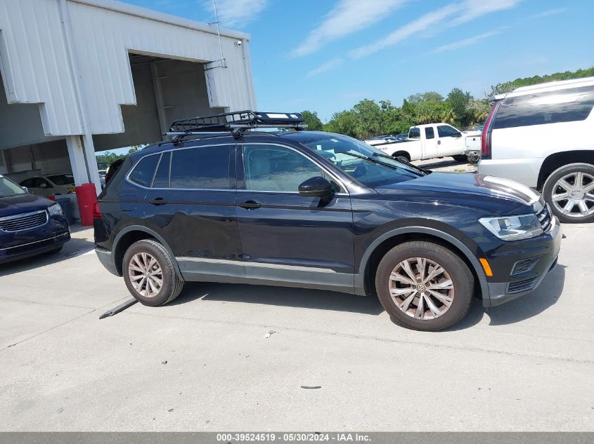 2018 Volkswagen Tiguan 2.0T Se/2.0T Sel VIN: 3VV3B7AX7JM145256 Lot: 39524519