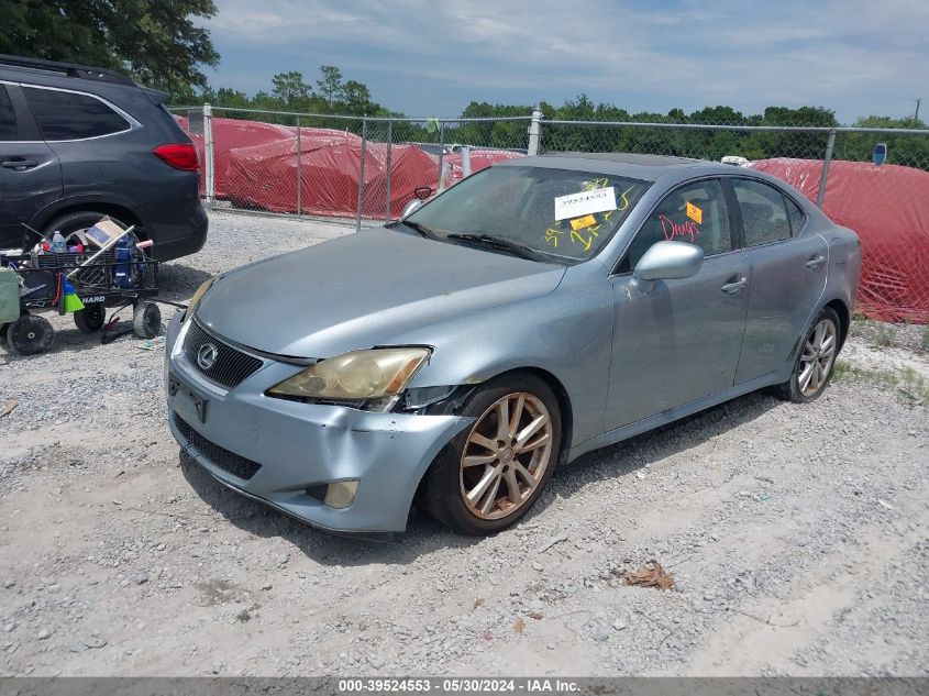 2007 Lexus Is 250 VIN: JTHBK262X72032586 Lot: 39524553