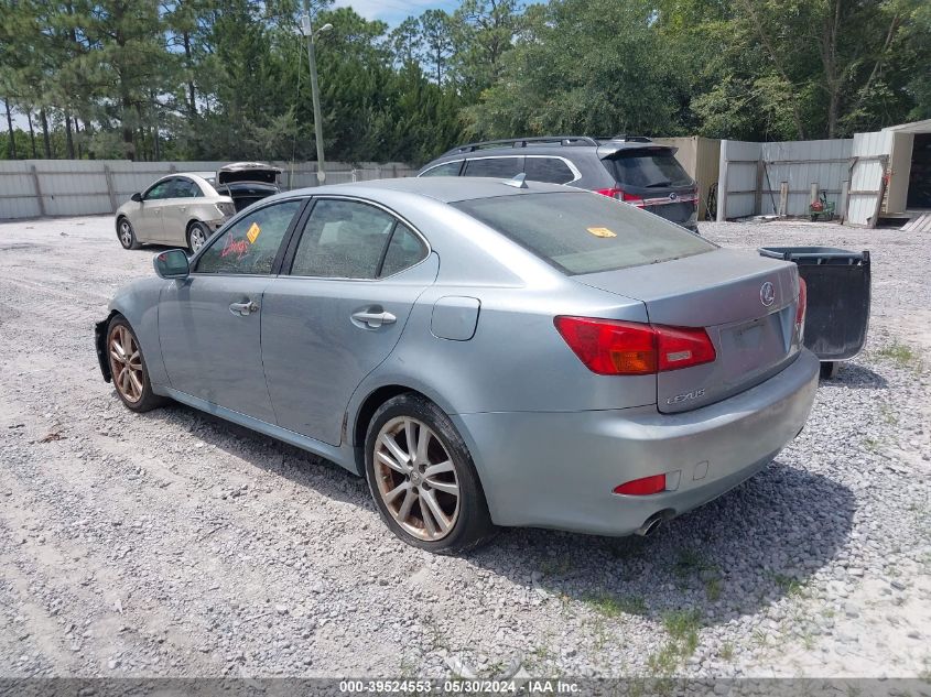 2007 Lexus Is 250 VIN: JTHBK262X72032586 Lot: 39524553