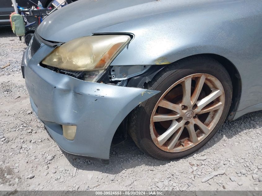 2007 Lexus Is 250 VIN: JTHBK262X72032586 Lot: 39524553
