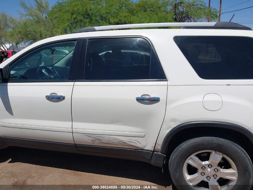 2011 GMC Acadia Sle VIN: 1GKKRPED4BJ309801 Lot: 39524555
