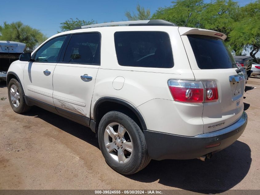 2011 GMC Acadia Sle VIN: 1GKKRPED4BJ309801 Lot: 39524555