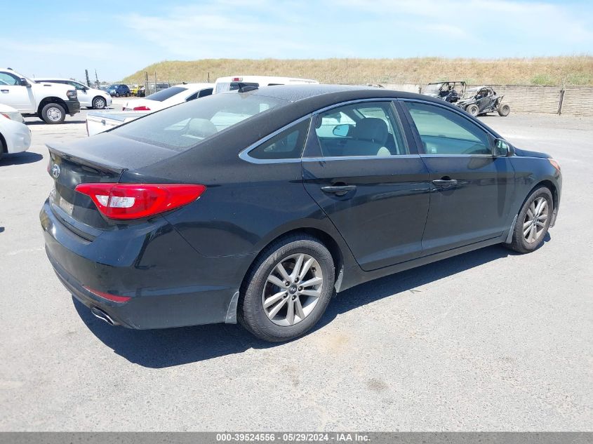 2016 Hyundai Sonata Se VIN: 5NPE24AF6GH395471 Lot: 39524556