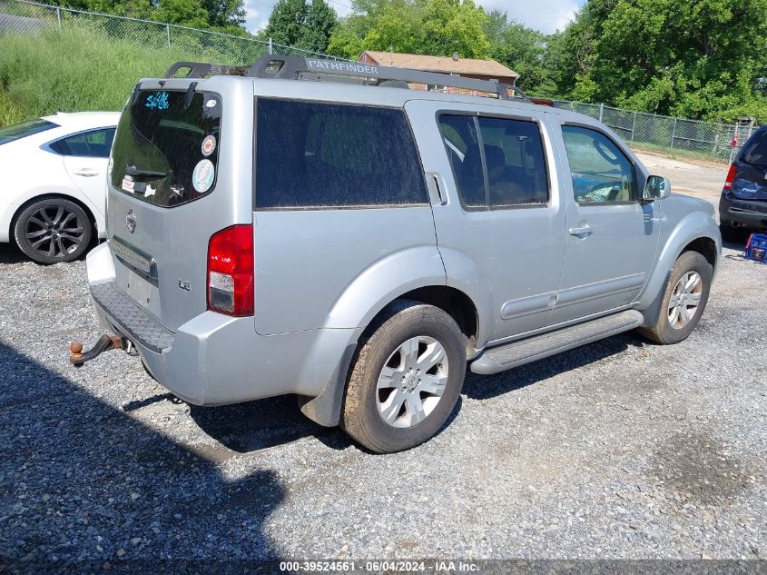 2005 Nissan Pathfinder Le VIN: 5N1AR18WX5C771334 Lot: 39524561