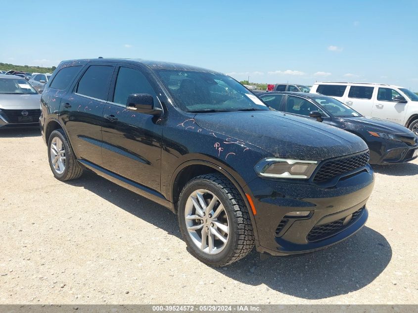 2022 Dodge Durango Gt Plus Awd VIN: 1C4RDJDG7NC183136 Lot: 39524572