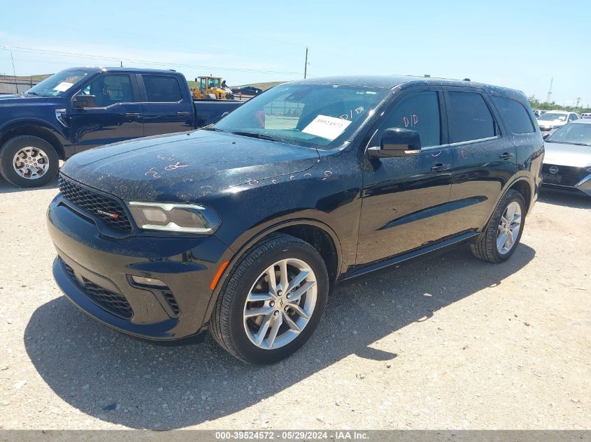 2022 Dodge Durango Gt Plus Awd VIN: 1C4RDJDG7NC183136 Lot: 39524572