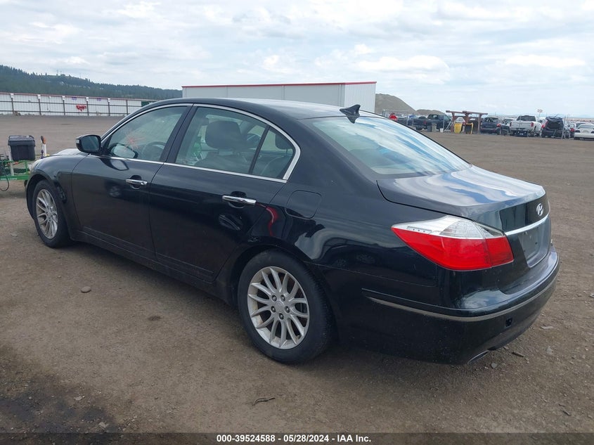 2011 Hyundai Genesis 3.8 VIN: KMHGC4DEXBU115733 Lot: 39524588