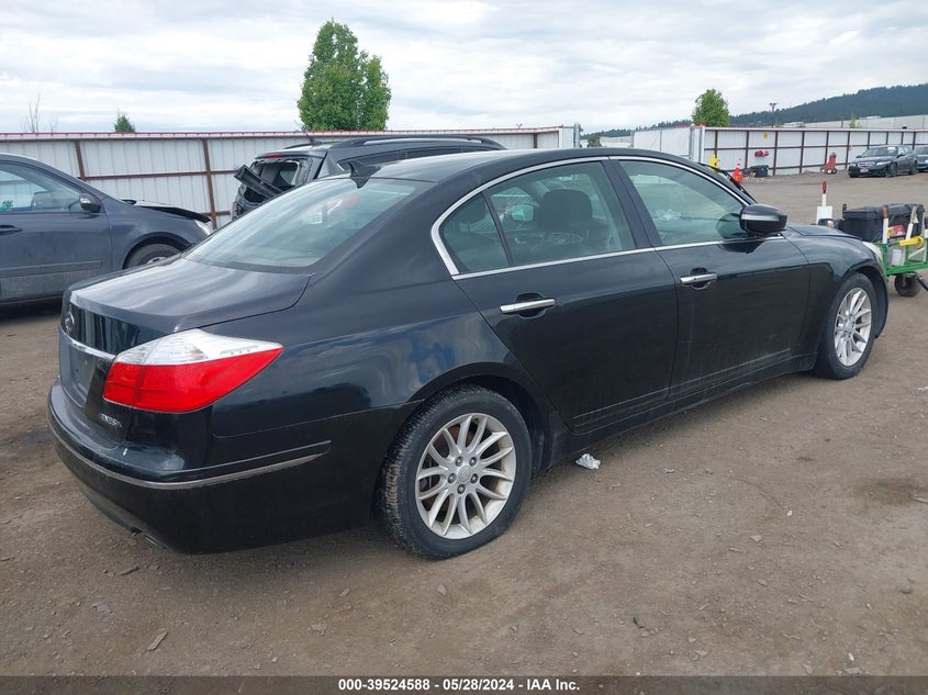 2011 Hyundai Genesis 3.8 VIN: KMHGC4DEXBU115733 Lot: 39524588