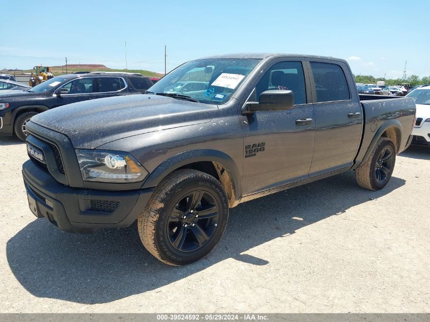 2024 Ram 1500 Classic Warlock 4X2 5'7 Box VIN: 1C6RR6LG7RS122890 Lot: 39524592