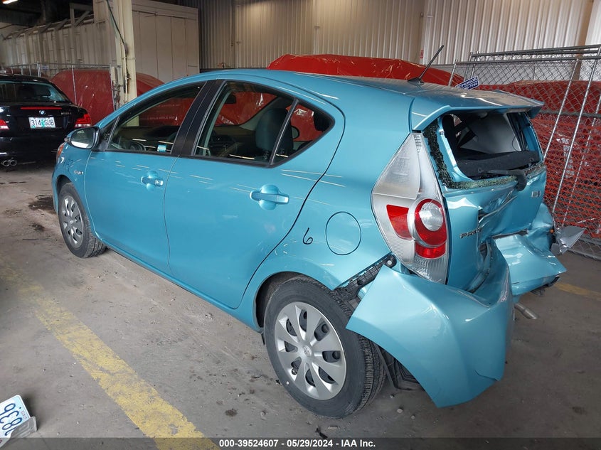 2014 Toyota Prius C Two VIN: JTDKDTB33E1081311 Lot: 39524607