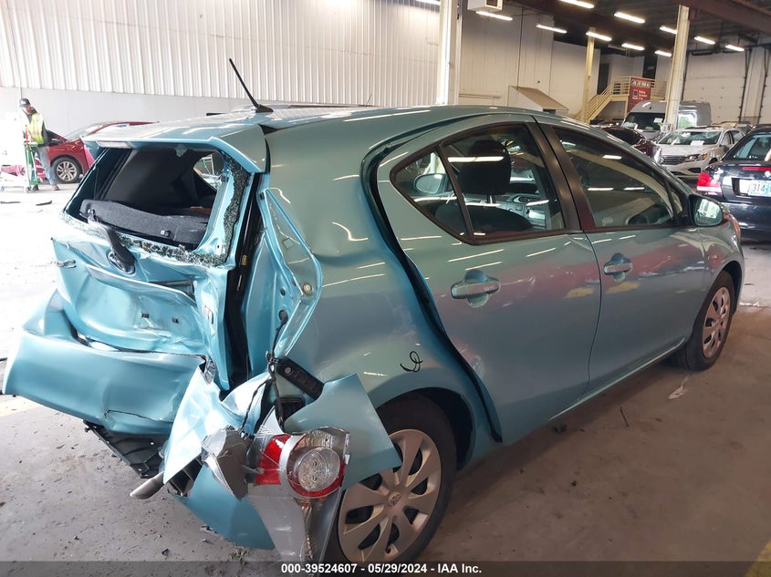 2014 Toyota Prius C Two VIN: JTDKDTB33E1081311 Lot: 39524607