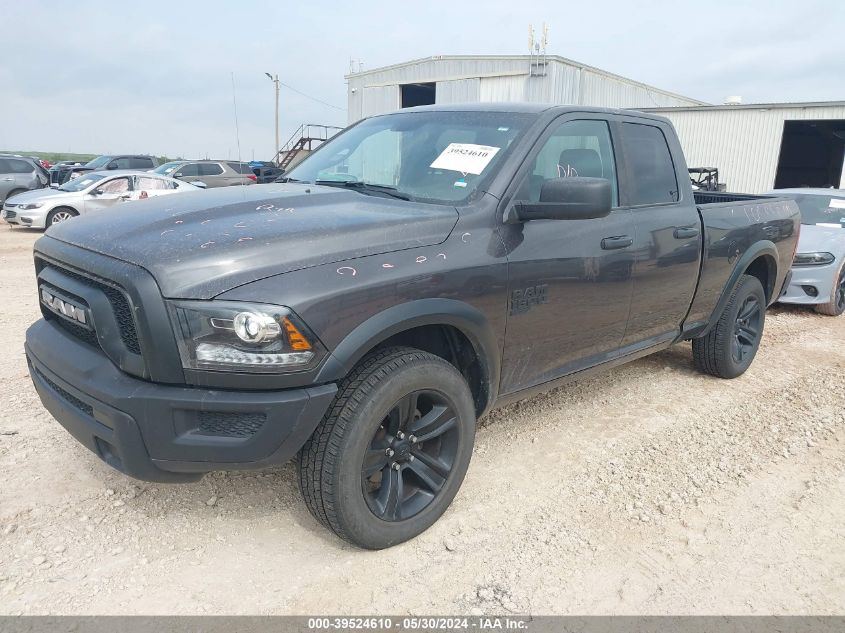 2022 Ram 1500 Classic Warlock Quad Cab 4X4 6'4 Box VIN: 1C6RR7GG4NS242429 Lot: 39524610