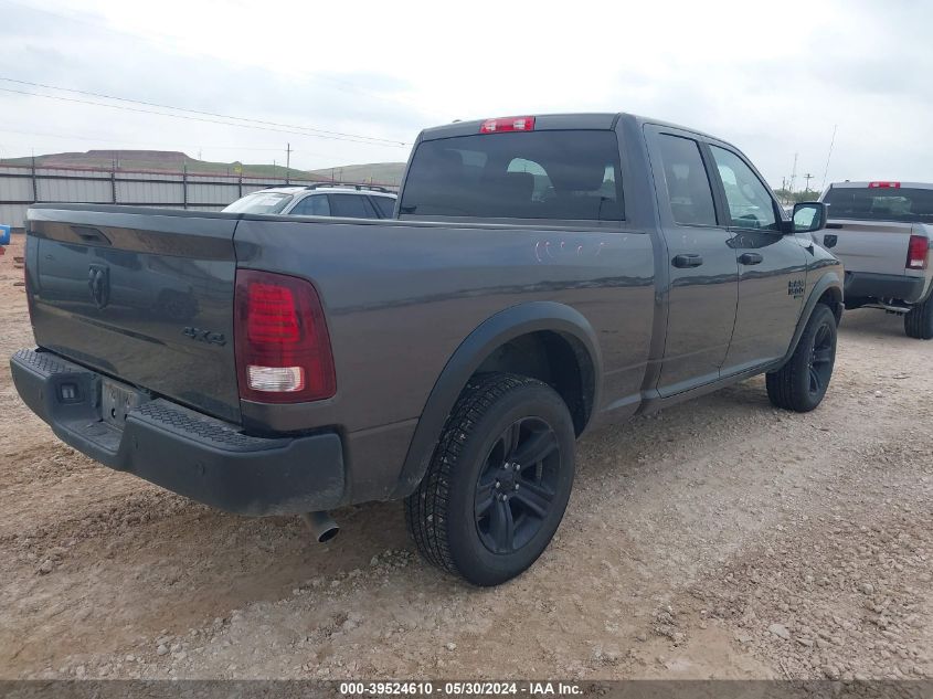 2022 Ram 1500 Classic Warlock Quad Cab 4X4 6'4 Box VIN: 1C6RR7GG4NS242429 Lot: 39524610