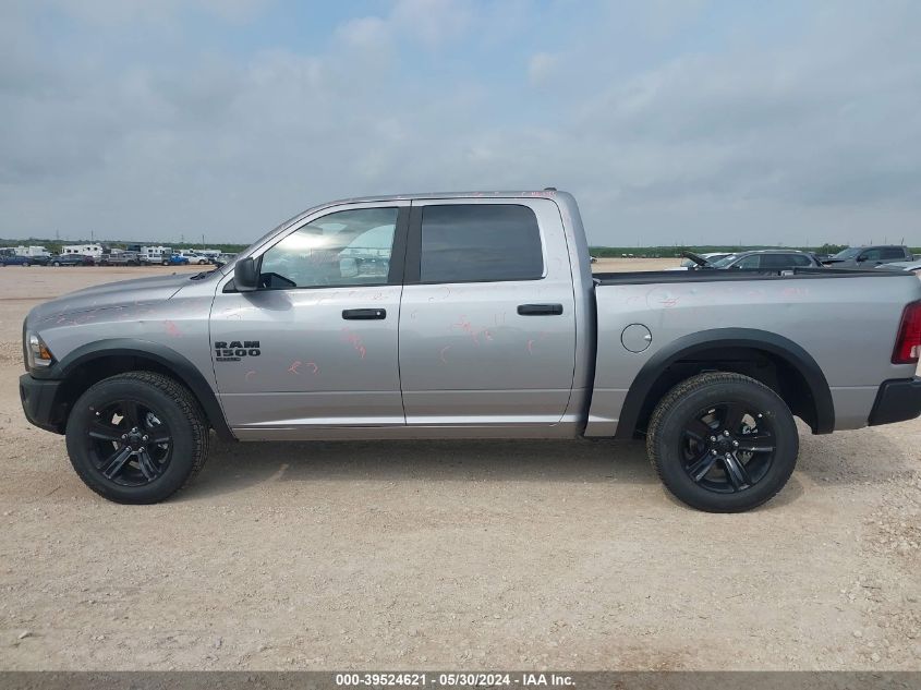 2024 Ram 1500 Classic Warlock 4X2 5'7 Box VIN: 1C6RR6LG2RS156087 Lot: 39524621