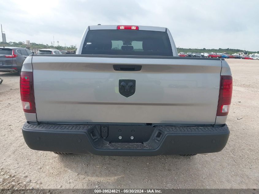 2024 Ram 1500 Classic Warlock 4X2 5'7 Box VIN: 1C6RR6LG2RS156087 Lot: 39524621