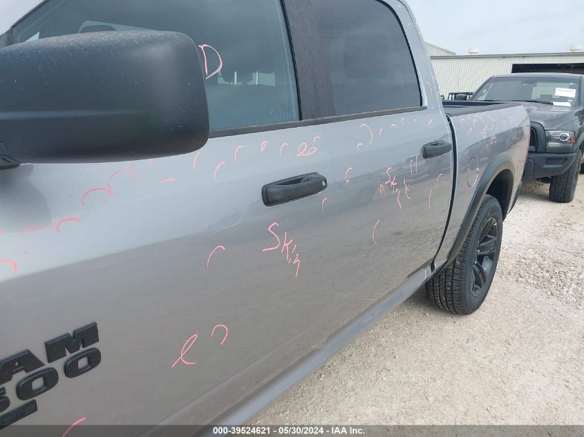 2024 Ram 1500 Classic Warlock 4X2 5'7 Box VIN: 1C6RR6LG2RS156087 Lot: 39524621