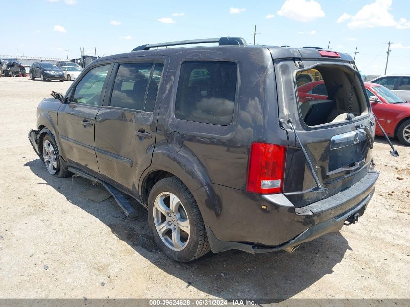 2013 Honda Pilot Ex-L VIN: 5FNYF3H64DB009996 Lot: 39524628