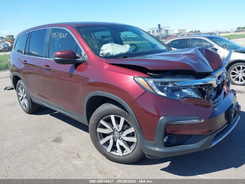 2019 Honda Pilot Ex-L VIN: 5FNYF6H54KB018915 Lot: 39524637