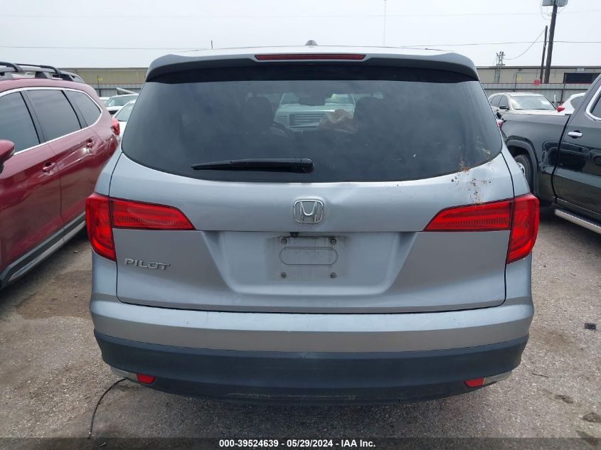 2018 Honda Pilot Ex-L VIN: 5FNYF5H67JB028503 Lot: 39524639