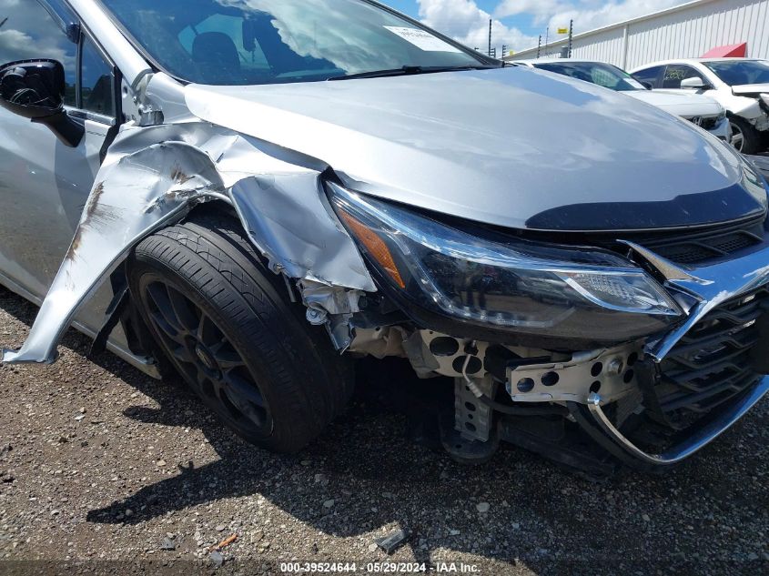 2019 Chevrolet Cruze Lt VIN: 3G1BE6SM5KS551042 Lot: 39524644