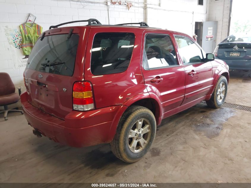 2005 Ford Escape Limited VIN: 1FMYU94125KD16005 Lot: 39524657