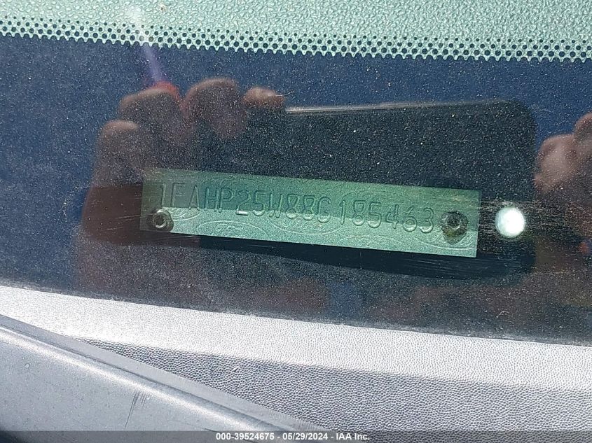 2008 Ford Taurus Limited VIN: 1FAHP25W88G185463 Lot: 39524675