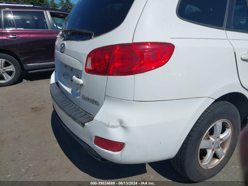 2007 Hyundai Santa Fe Gls VIN: 5NMSG13D77H099970 Lot: 39524689