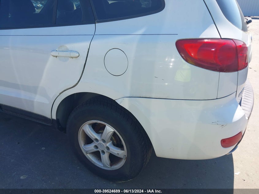 2007 Hyundai Santa Fe Gls VIN: 5NMSG13D77H099970 Lot: 39524689