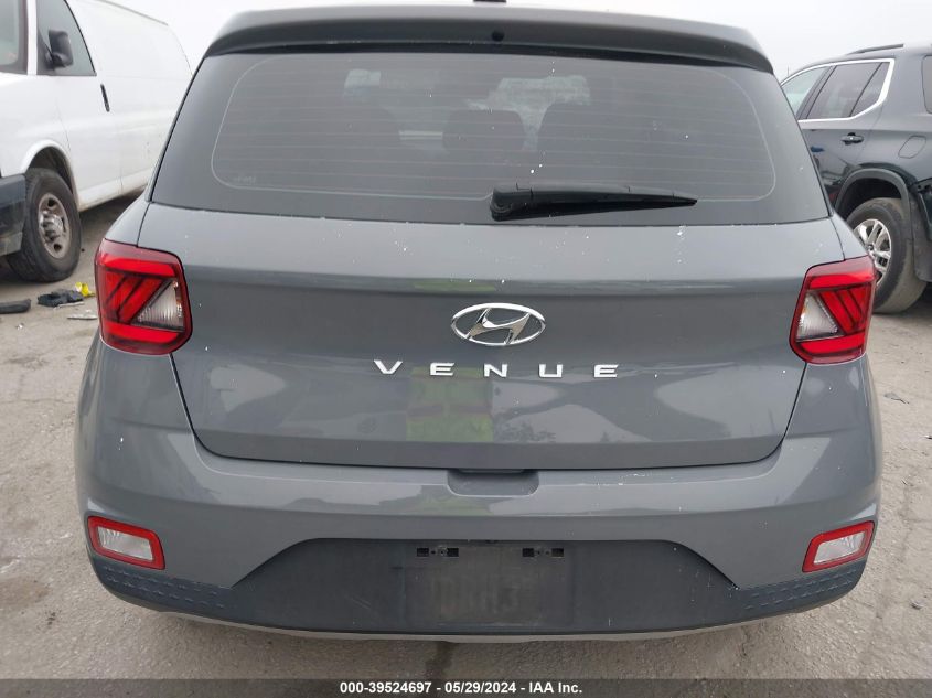 2021 Hyundai Venue Se VIN: KMHRB8A34MU093608 Lot: 39524697