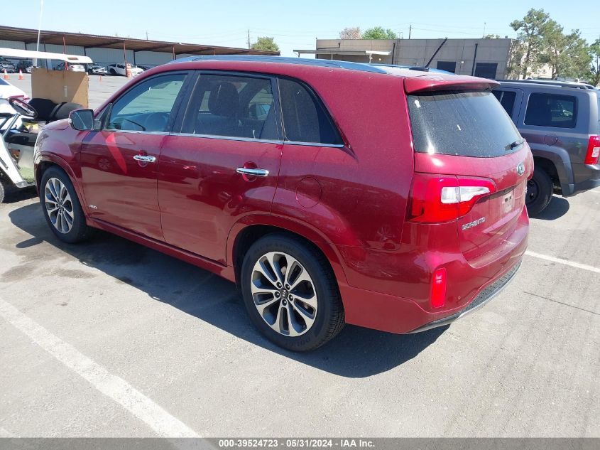 2014 Kia Sorento Sx V6 VIN: 5XYKWDA74EG411476 Lot: 39524723