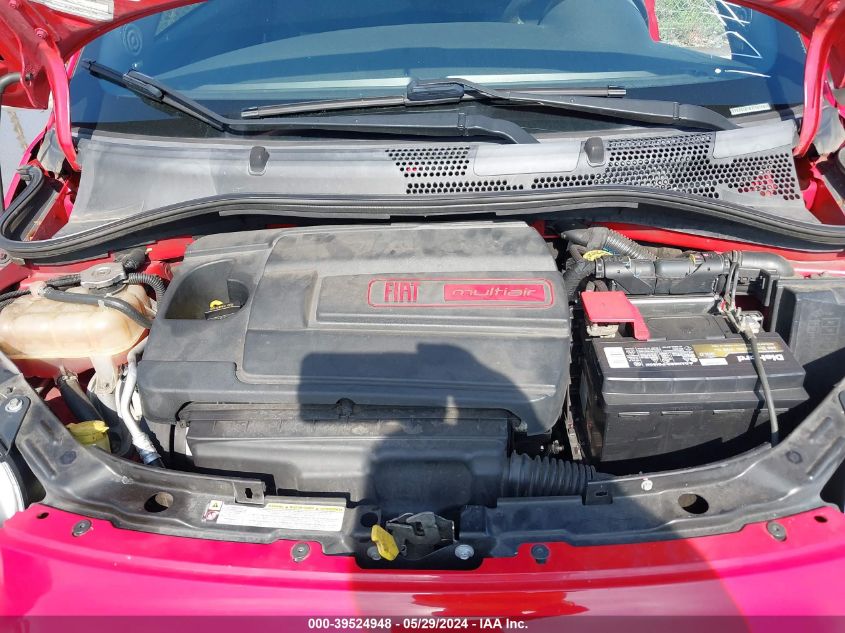 2012 Fiat 500 Sport VIN: 3C3CFFBR2CT109002 Lot: 39524948