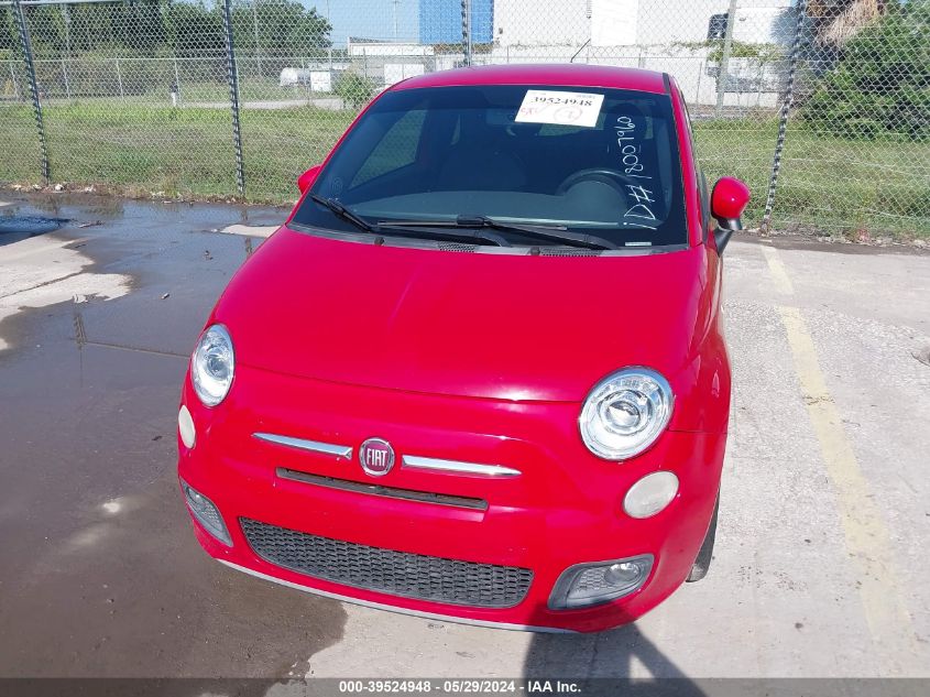 2012 Fiat 500 Sport VIN: 3C3CFFBR2CT109002 Lot: 39524948