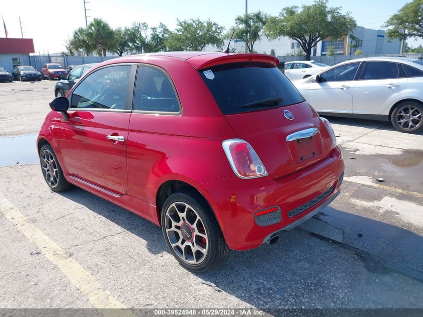 2012 Fiat 500 Sport VIN: 3C3CFFBR2CT109002 Lot: 39524948