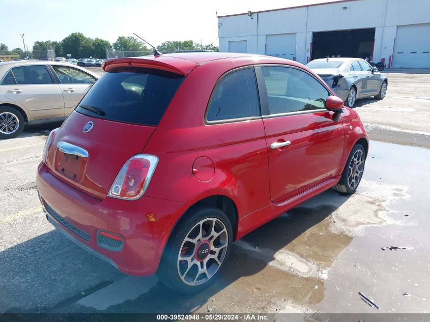 2012 Fiat 500 Sport VIN: 3C3CFFBR2CT109002 Lot: 39524948