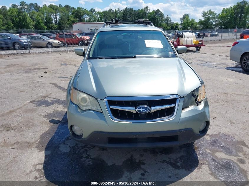 2009 Subaru Outback 2.5I Limited VIN: 4S4BP66C397324066 Lot: 39524949