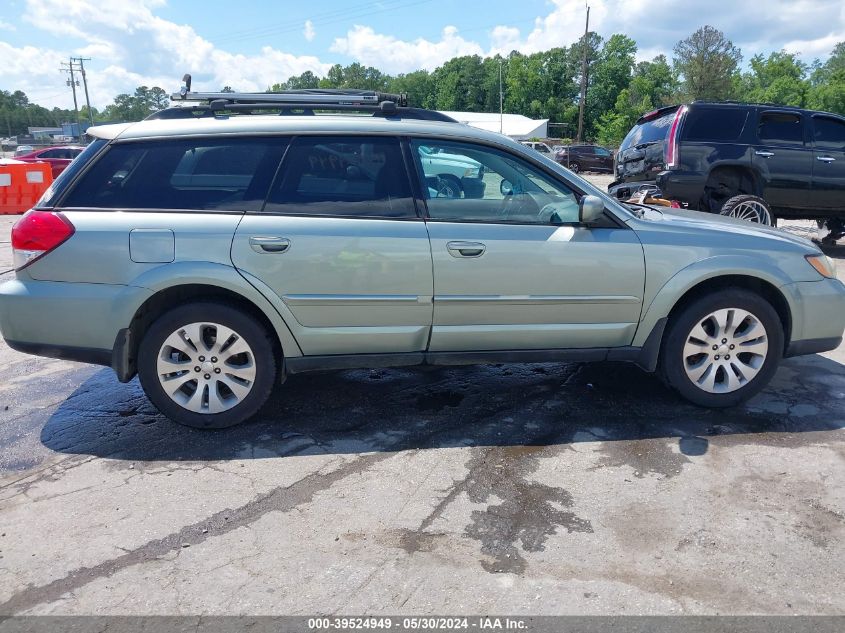 2009 Subaru Outback 2.5I Limited VIN: 4S4BP66C397324066 Lot: 39524949