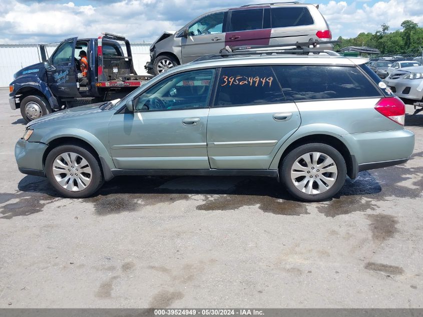 2009 Subaru Outback 2.5I Limited VIN: 4S4BP66C397324066 Lot: 39524949