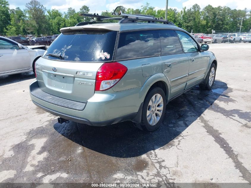 2009 Subaru Outback 2.5I Limited VIN: 4S4BP66C397324066 Lot: 39524949