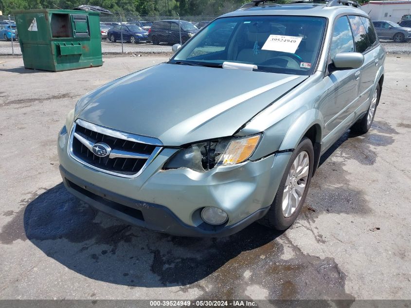 2009 Subaru Outback 2.5I Limited VIN: 4S4BP66C397324066 Lot: 39524949