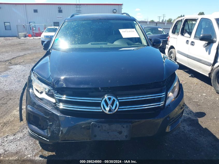 2016 Volkswagen Tiguan S VIN: WVGBV7AX1GW607235 Lot: 39524950