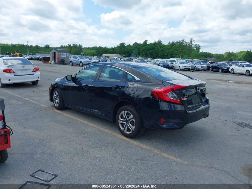 2018 Honda Civic Lx VIN: 19XFC2F58JE004953 Lot: 39524961