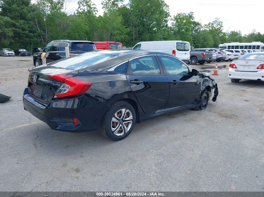 2018 Honda Civic Lx VIN: 19XFC2F58JE004953 Lot: 39524961