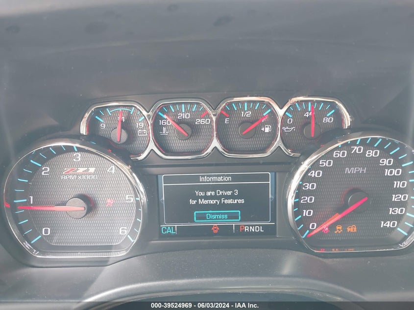 2017 Chevrolet Silverado 1500 2Lz VIN: 3GCUKSEC9HG315641 Lot: 39524969